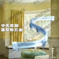 供應重型超靜音可彎曲窗簾軌、窗簾滑道可任意彎曲,滑